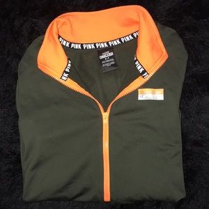 VS PINK ULTIMATE HALF ZIP JACKET SMALL